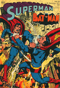 Cover Thumbnail for Superman (Egmont Ehapa, 1966 series) #26/1971