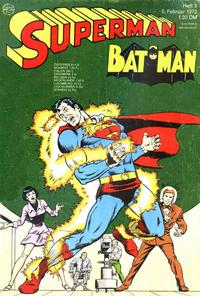 Cover for Superman (Egmont Ehapa, 1966 series) #3/1972