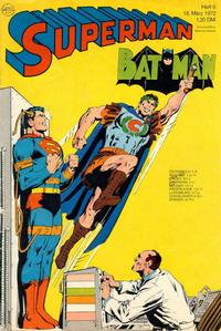 Cover Thumbnail for Superman (Egmont Ehapa, 1966 series) #6/1972