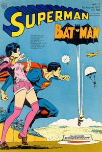 Cover Thumbnail for Superman (Egmont Ehapa, 1966 series) #17/1972