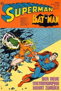 Cover Thumbnail for Superman (Egmont Ehapa, 1966 series) #24/1972