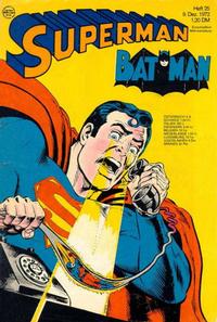 Cover Thumbnail for Superman (Egmont Ehapa, 1966 series) #25/1972