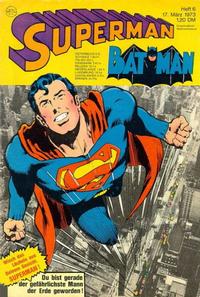 Cover Thumbnail for Superman (Egmont Ehapa, 1966 series) #6/1973