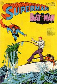 Cover Thumbnail for Superman (Egmont Ehapa, 1966 series) #7/1973