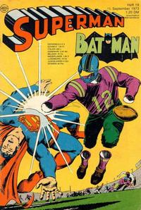 Cover Thumbnail for Superman (Egmont Ehapa, 1966 series) #19/1973