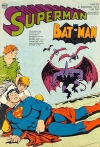 Cover Thumbnail for Superman (Egmont Ehapa, 1966 series) #25/1973