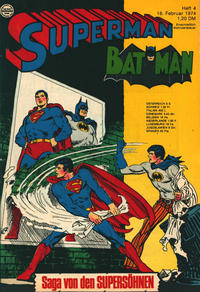Cover Thumbnail for Superman (Egmont Ehapa, 1966 series) #4/1974