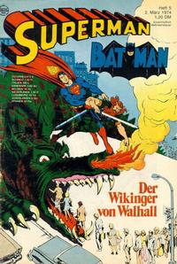 Cover Thumbnail for Superman (Egmont Ehapa, 1966 series) #5/1974