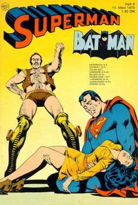 Cover Thumbnail for Superman (Egmont Ehapa, 1966 series) #6/1975