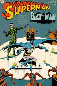Cover Thumbnail for Superman (Egmont Ehapa, 1966 series) #17/1975