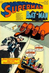 Cover Thumbnail for Superman (Egmont Ehapa, 1966 series) #18/1975
