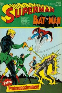 Cover Thumbnail for Superman (Egmont Ehapa, 1966 series) #25/1975
