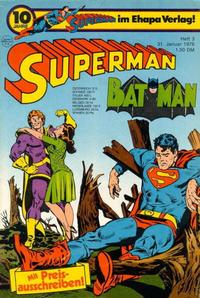 Cover Thumbnail for Superman (Egmont Ehapa, 1966 series) #3/1976