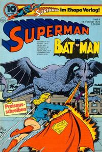 Cover Thumbnail for Superman (Egmont Ehapa, 1966 series) #4/1976