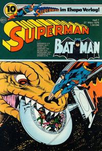 Cover Thumbnail for Superman (Egmont Ehapa, 1966 series) #7/1976