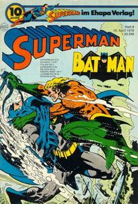 Cover Thumbnail for Superman (Egmont Ehapa, 1966 series) #8/1976