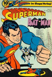 Cover Thumbnail for Superman (Egmont Ehapa, 1966 series) #13/1976
