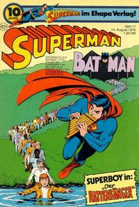 Cover Thumbnail for Superman (Egmont Ehapa, 1966 series) #17/1976
