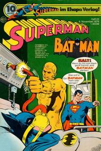 Cover Thumbnail for Superman (Egmont Ehapa, 1966 series) #23/1976