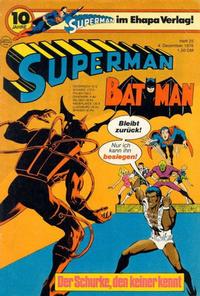 Cover Thumbnail for Superman (Egmont Ehapa, 1966 series) #25/1976