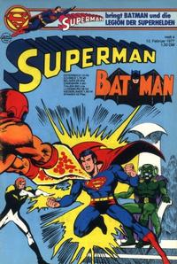 Cover Thumbnail for Superman (Egmont Ehapa, 1966 series) #4/1977