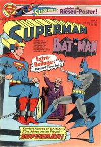Cover Thumbnail for Superman (Egmont Ehapa, 1966 series) #7/1977