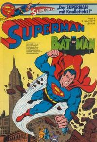 Cover for Superman (Egmont Ehapa, 1966 series) #8/1977