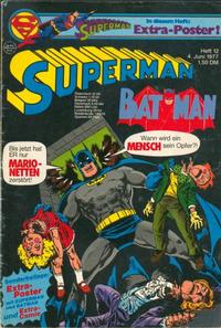 Cover Thumbnail for Superman (Egmont Ehapa, 1966 series) #12/1977
