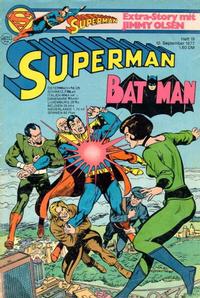 Cover Thumbnail for Superman (Egmont Ehapa, 1966 series) #19/1977