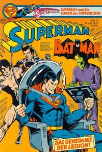 Cover for Superman (Egmont Ehapa, 1966 series) #13/1978
