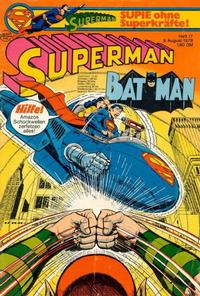 Cover Thumbnail for Superman (Egmont Ehapa, 1966 series) #17/1978