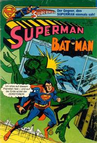 Cover Thumbnail for Superman (Egmont Ehapa, 1966 series) #1/1981
