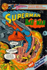 Cover Thumbnail for Superman (Egmont Ehapa, 1966 series) #12/1981