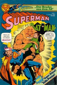 Cover Thumbnail for Superman (Egmont Ehapa, 1966 series) #1/1982