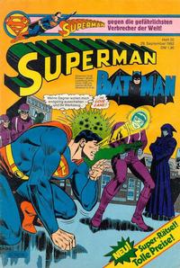Cover Thumbnail for Superman (Egmont Ehapa, 1966 series) #20/1982