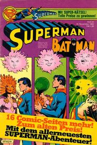 Cover for Superman (Egmont Ehapa, 1966 series) #23/1982