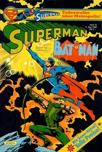 Cover for Superman (Egmont Ehapa, 1966 series) #10/1983