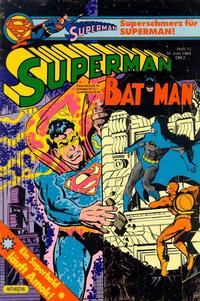 Cover Thumbnail for Superman (Egmont Ehapa, 1966 series) #13/1984