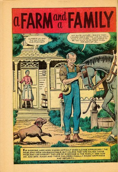Cover for A Farm and a Family (US Department of Health, Education and Welfare, 1956 series) 