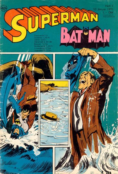 Cover for Superman (Egmont Ehapa, 1966 series) #1/1970