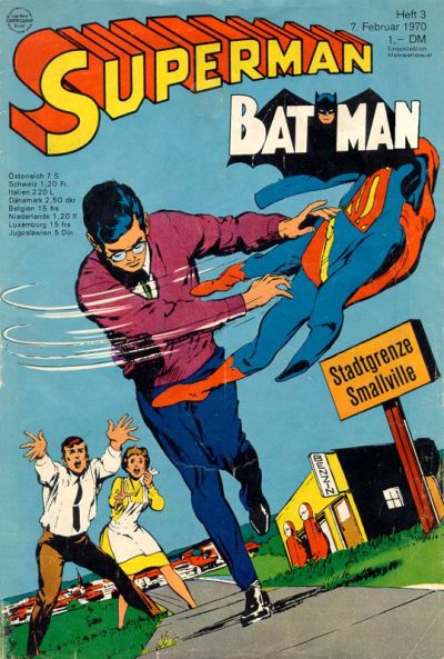 Cover for Superman (Egmont Ehapa, 1966 series) #3/1970