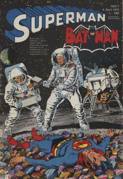 Cover for Superman (Egmont Ehapa, 1966 series) #7/1970