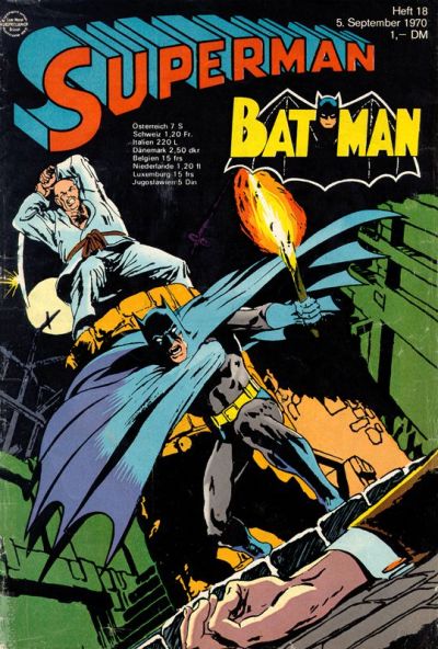 Cover for Superman (Egmont Ehapa, 1966 series) #18/1970