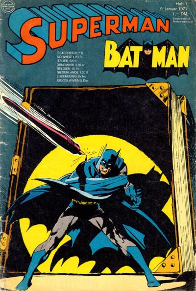 Cover for Superman (Egmont Ehapa, 1966 series) #1/1971
