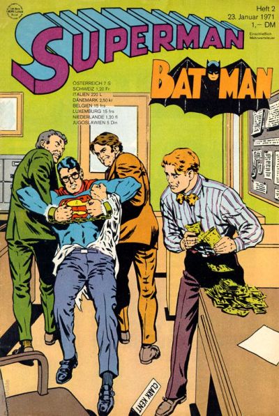 Cover for Superman (Egmont Ehapa, 1966 series) #2/1971