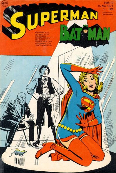 Cover for Superman (Egmont Ehapa, 1966 series) #10/1971