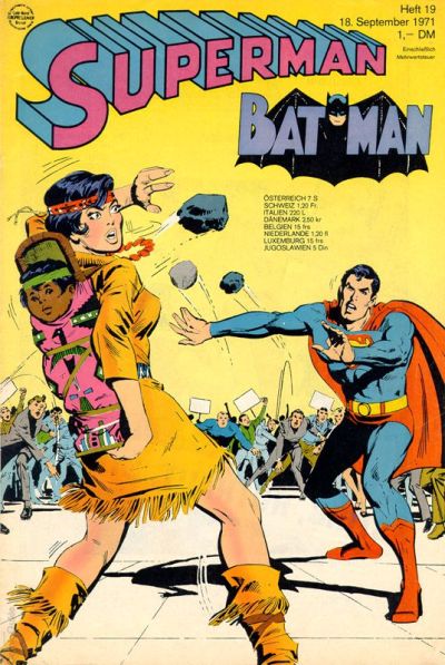 Cover for Superman (Egmont Ehapa, 1966 series) #19/1971