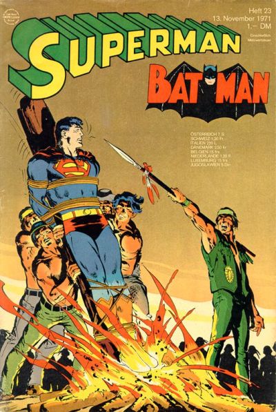 Cover for Superman (Egmont Ehapa, 1966 series) #23/1971