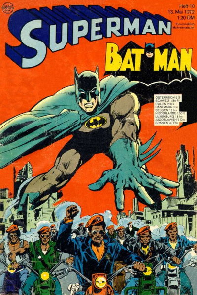 Cover for Superman (Egmont Ehapa, 1966 series) #10/1972