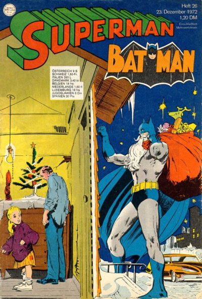 Cover for Superman (Egmont Ehapa, 1966 series) #26/1972